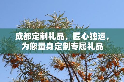 成都定制礼品，匠心独运，为您量身定制专属礼品