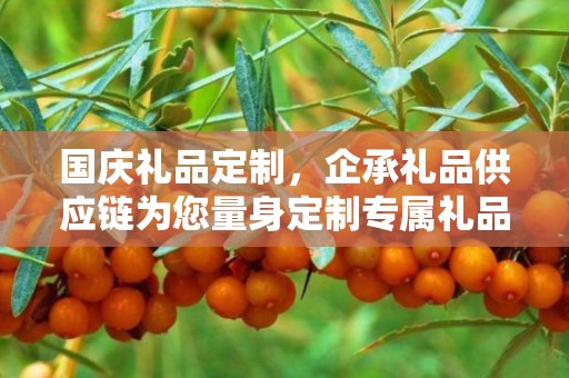 国庆礼品定制，企承礼品供应链为您量身定制专属礼品